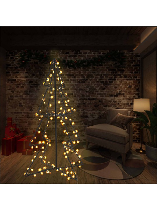 Vánoční stromek kužel 160 LED diod dovnitř i ven 78 x 120 cm