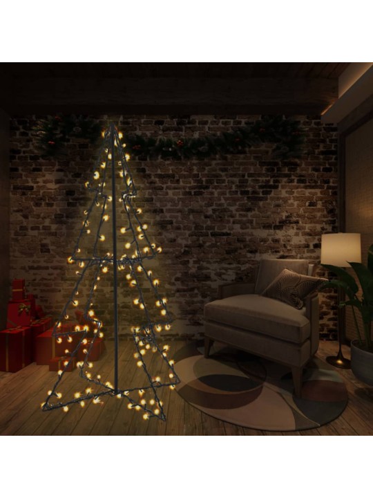 Vánoční stromek kužel 240 LED diod dovnitř i ven 115 x 150 cm