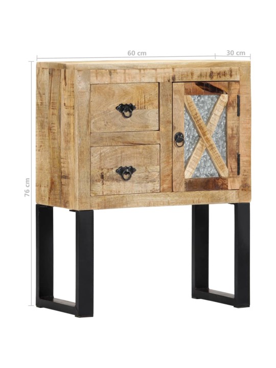 Příborník 60 x 30 x 76 cm masivní mangovníkové dřevo