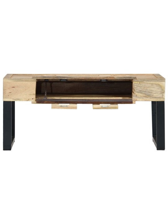 Konferenční stolek styl kazety 100x52x45 cm masivní mangovník
