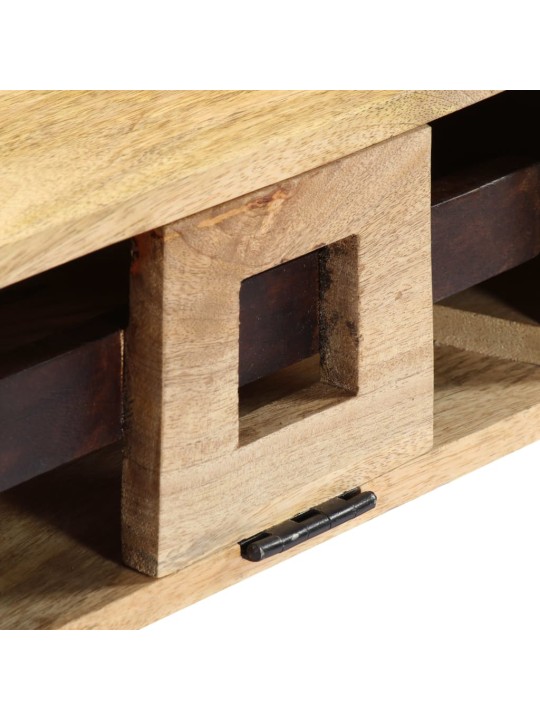 Konferenční stolek styl kazety 100x52x45 cm masivní mangovník