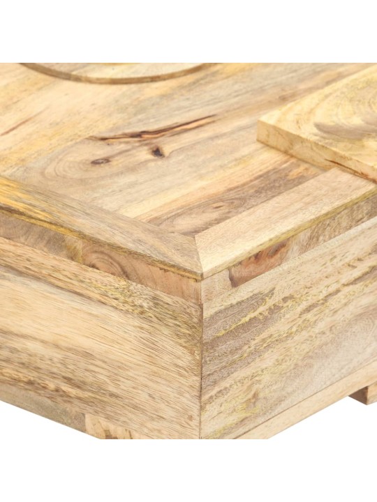 Konferenční stolek styl kazety 100x52x45 cm masivní mangovník