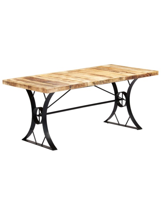 Jídelní stůl 180 x 90 x 76 cm masivní mangovníkové dřevo