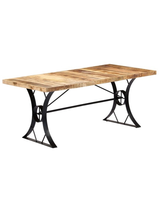 Jídelní stůl 180 x 90 x 76 cm masivní mangovníkové dřevo