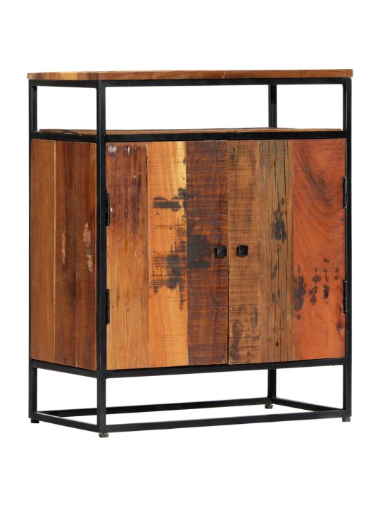 Odkládací skříňka 60x35x76 cm masivní recyklované dřevo a ocel