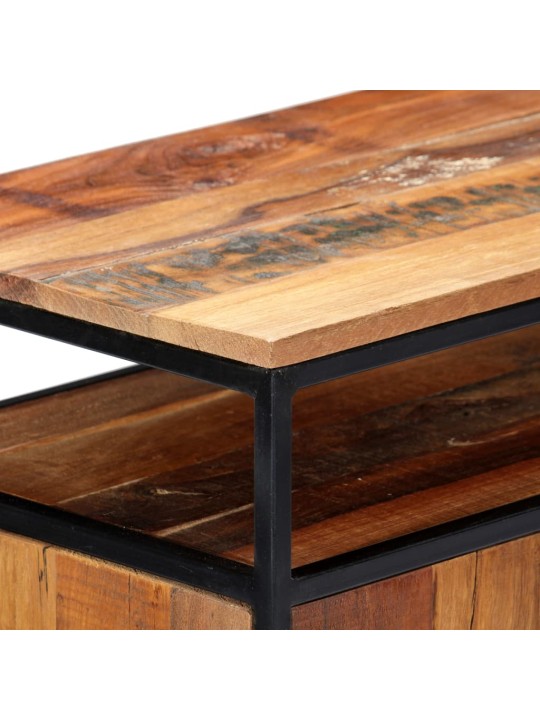 Odkládací skříňka 60x35x76 cm masivní recyklované dřevo a ocel