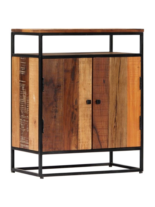 Odkládací skříňka 60x35x76 cm masivní recyklované dřevo a ocel