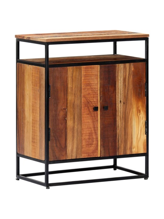 Odkládací skříňka 60x35x76 cm masivní recyklované dřevo a ocel