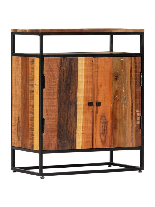 Odkládací skříňka 60x35x76 cm masivní recyklované dřevo a ocel