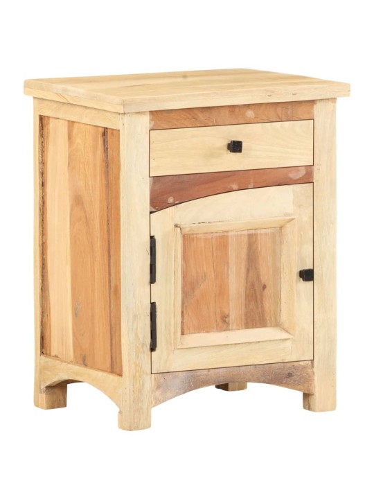 Noční stolek 40 x 30 x 50 cm masivní recyklované dřevo