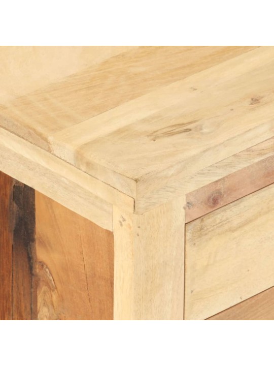 Noční stolek 40 x 30 x 50 cm masivní recyklované dřevo