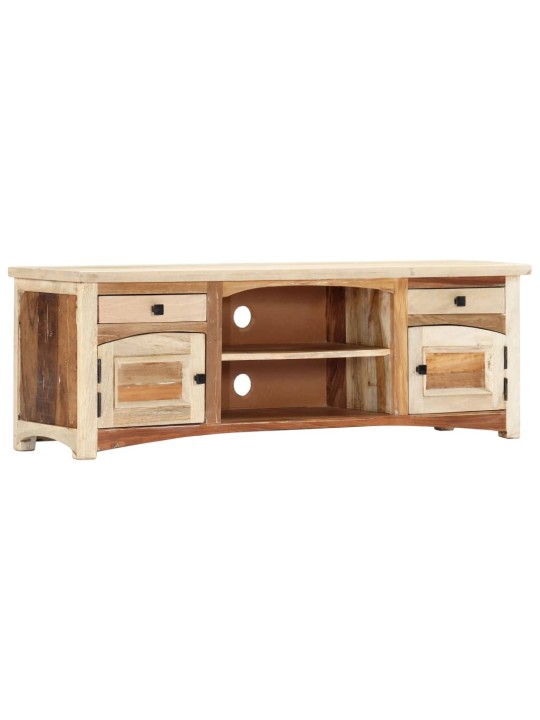 TV stolek 120 x 30 x 40 cm masivní recyklované dřevo