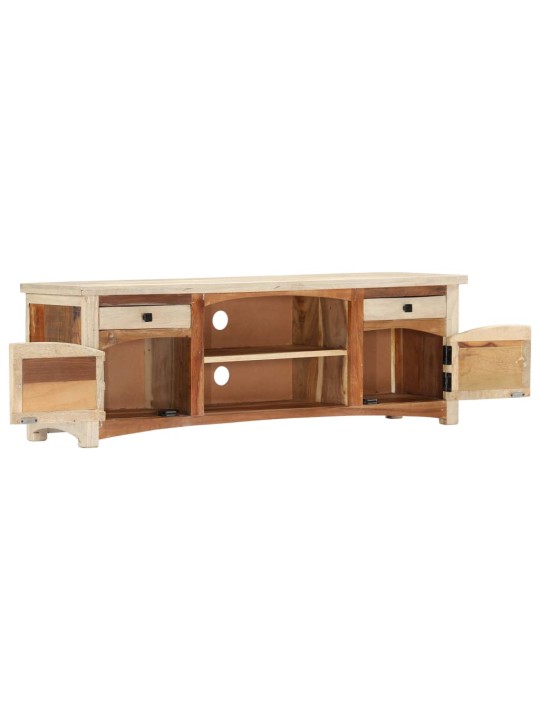TV stolek 120 x 30 x 40 cm masivní recyklované dřevo