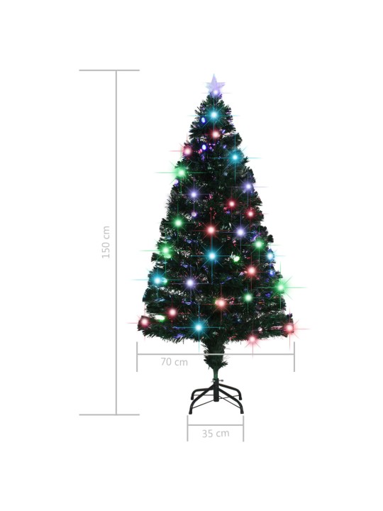 Vánoční stromek se stojanem a LED 150 cm optické vlákno