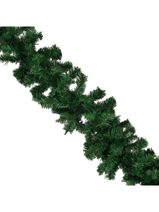 Vánoční girlandy 4 ks zelené 270 cm pvc