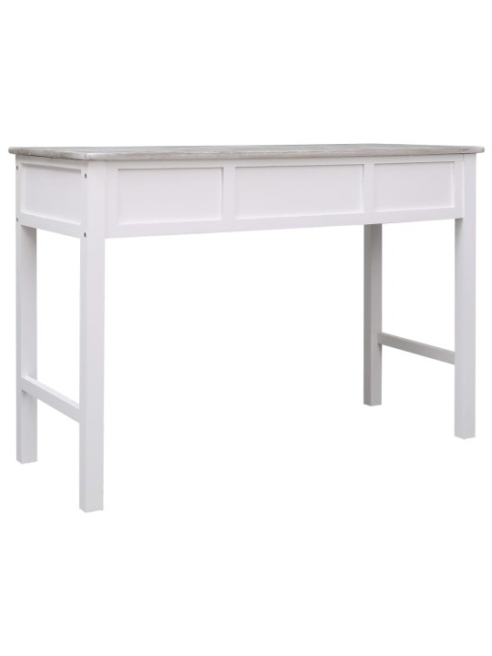 Psací stůl šedý 110 x 45 x 76 cm dřevo
