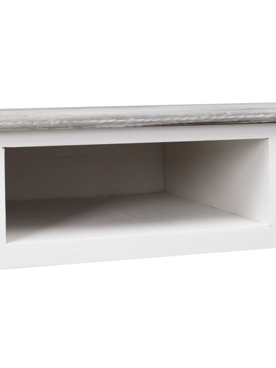 Psací stůl šedý 110 x 45 x 76 cm dřevo