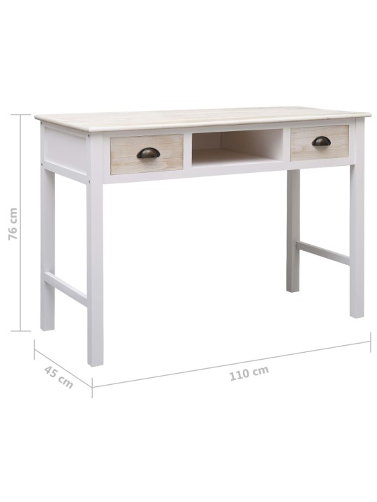 Konzolový stolek 110 x 45 x 76 cm dřevo