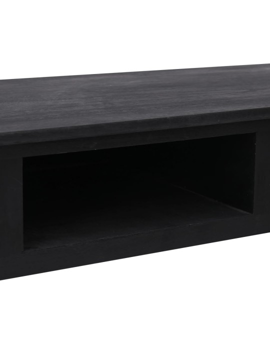 Konzolový stolek černý 110 x 45 x 76 cm dřevo