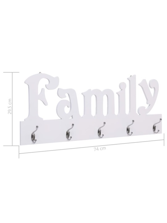 Nástěnný věšák FAMILY 74 x 29,5 cm