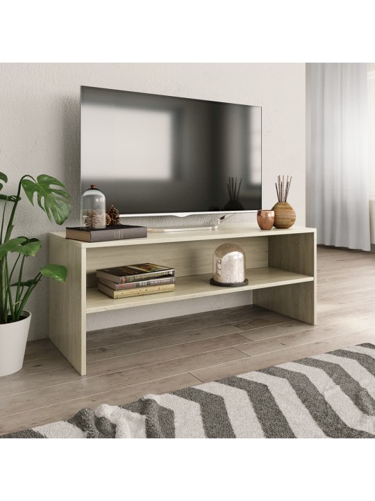 TV stolek dub sonoma 100 x 40 x 40 cm dřevotříska