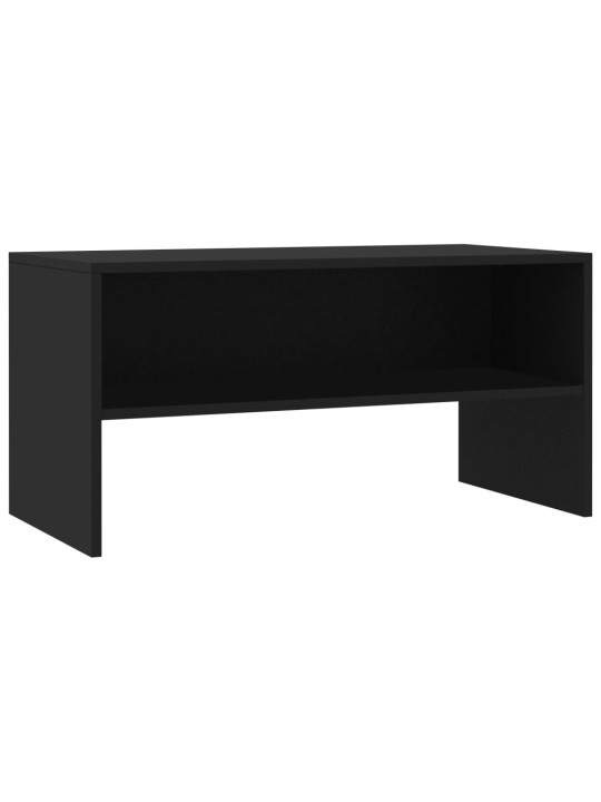 TV stolek černý 80 x 40 x 40 cm kompozitní dřevo