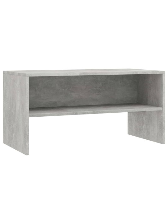 TV stolek betonově šedý 80 x 40 x 40 cm dřevotříska