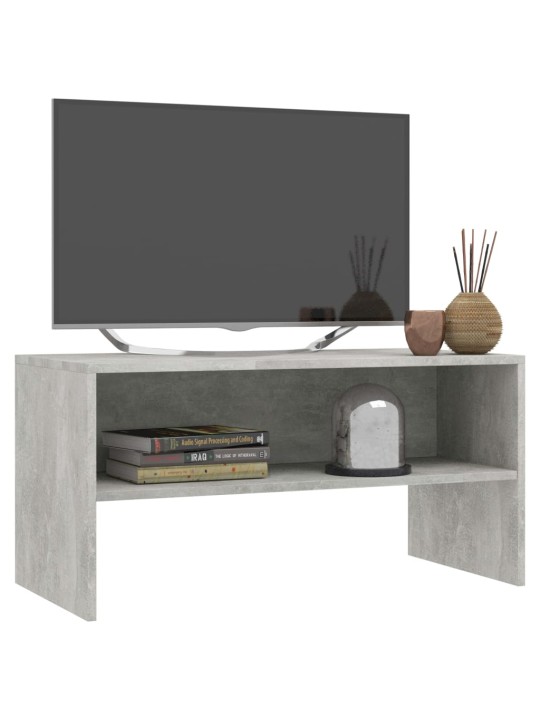 TV stolek betonově šedý 80 x 40 x 40 cm dřevotříska