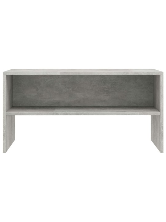 TV stolek betonově šedý 80 x 40 x 40 cm dřevotříska