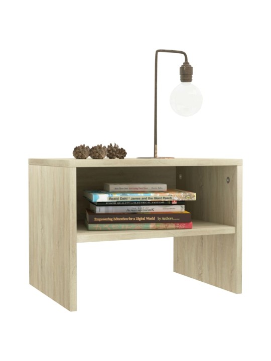 Noční stolky 2 ks dub sonoma 40 x 30 x 30 cm kompozitní dřevo