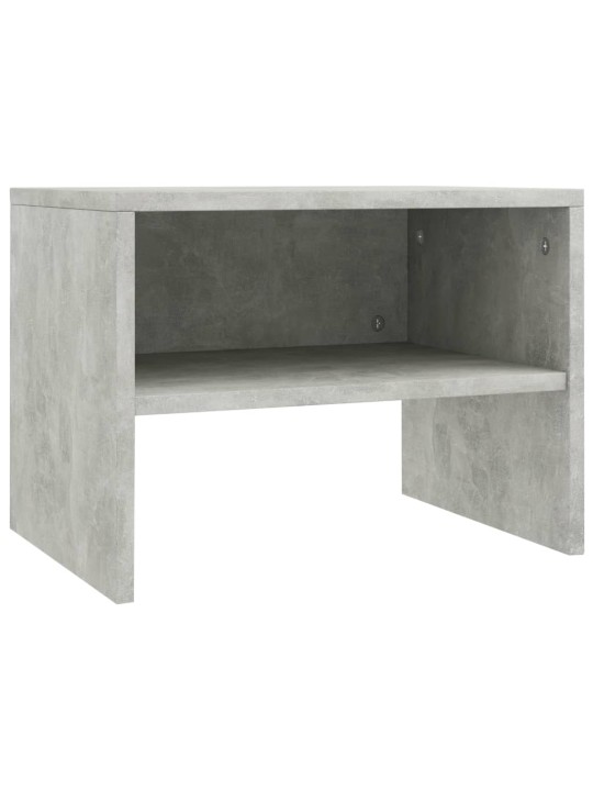 Noční stolky 2 ks betonově šedé 40x30x30 cm kompozitní dřevo