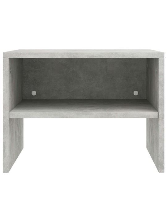 Noční stolky 2 ks betonově šedé 40x30x30 cm kompozitní dřevo