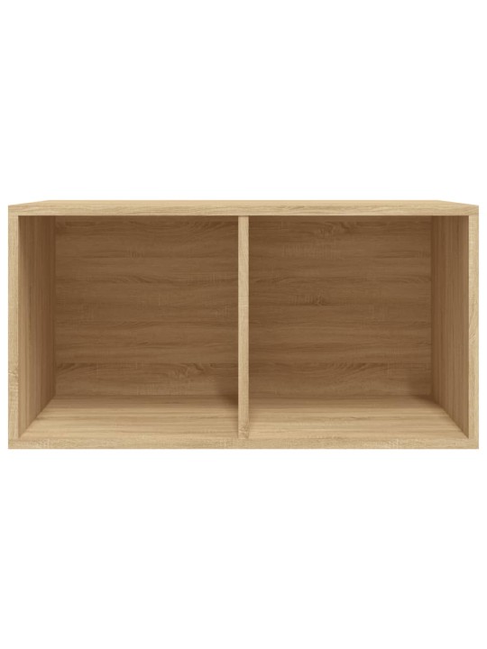 Úložný box na LP desky dub sonoma 71x34x36 cm kompozitní dřevo