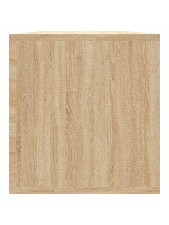 Úložný box na LP desky dub sonoma 71x34x36 cm kompozitní dřevo
