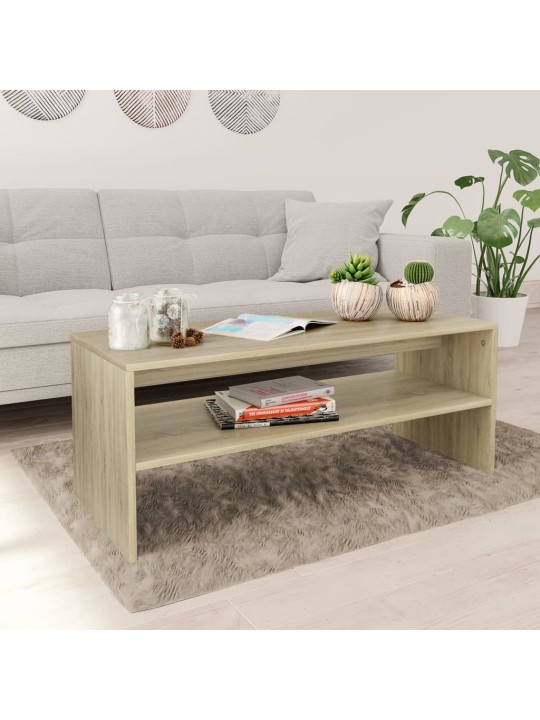 Konferenční stolek dub sonoma 100 x 40 x 40 cm kompozitní dřevo