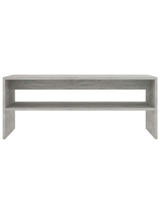 Konferenční stolek betonově šedý 100x40x40 cm kompozitní dřevo