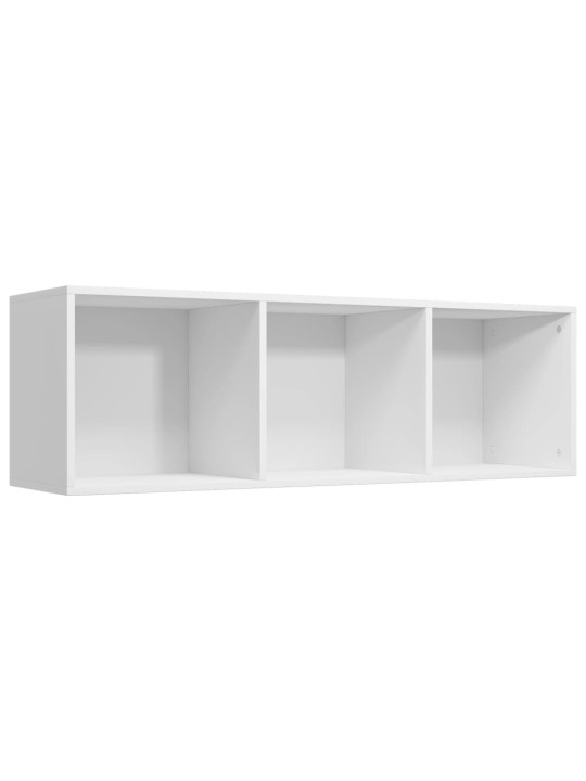 Knihovna / TV skříňka bílá 36 x 30 x 114 cm kompozitní dřevo