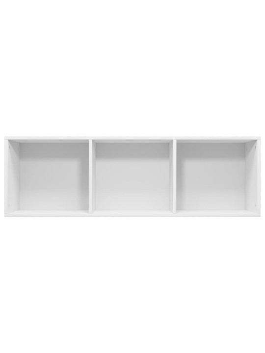 Knihovna / TV skříňka bílá 36 x 30 x 114 cm kompozitní dřevo