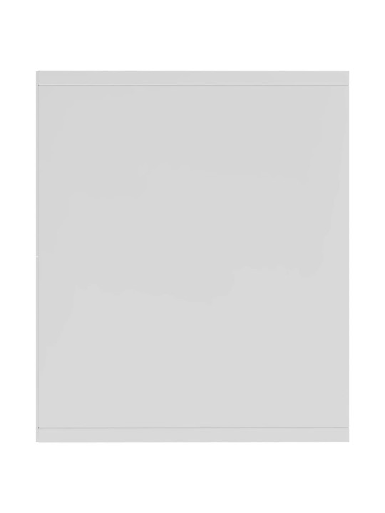 Knihovna / TV skříňka bílá 36 x 30 x 114 cm kompozitní dřevo