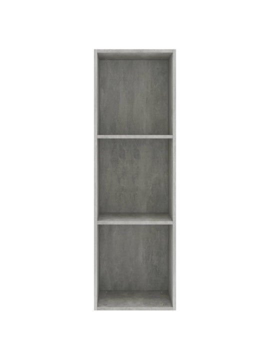 Knihovna/TV skříňka betonově šedá 36x30x114 cm kompozitní dřevo