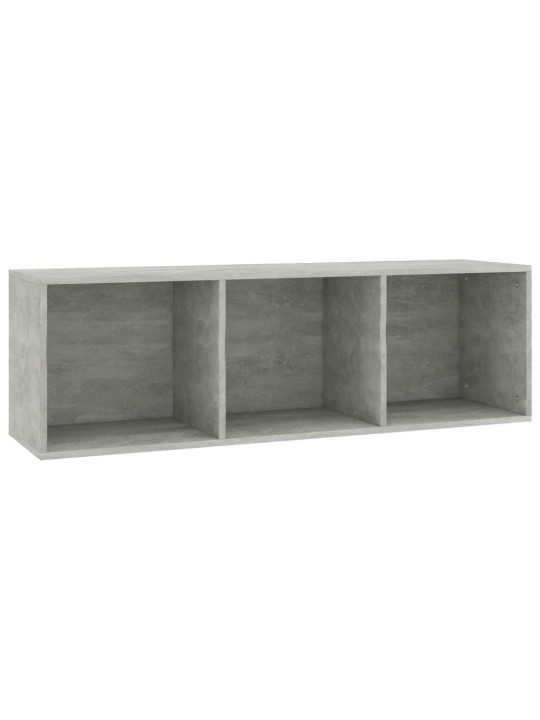 Knihovna/TV skříňka betonově šedá 36x30x114 cm kompozitní dřevo