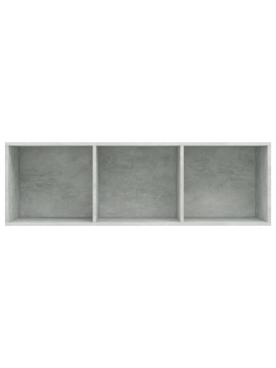 Knihovna/TV skříňka betonově šedá 36x30x114 cm kompozitní dřevo