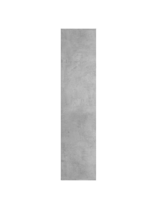 Knihovna/příborník betonově šedá 66x30x130 cm kompozitní dřevo