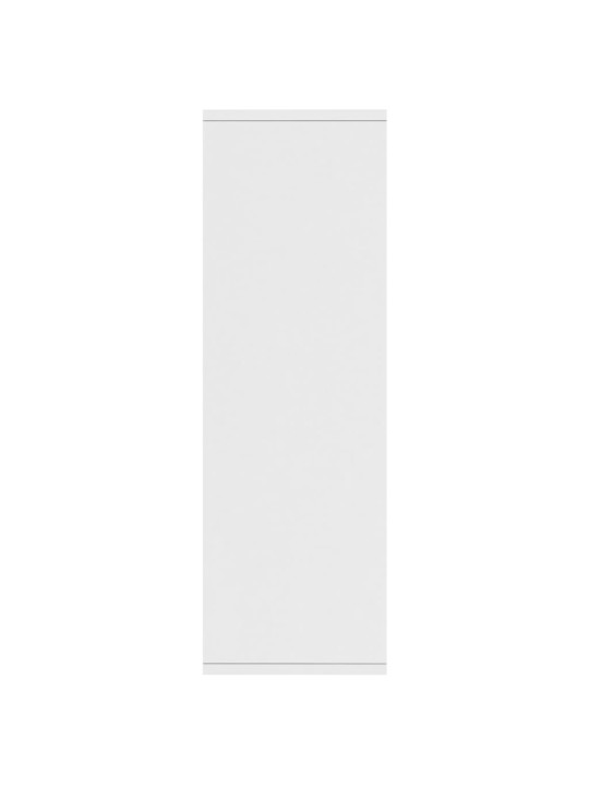 Knihovna/příborník bílá 50 x 25 x 80 cm kompozitní dřevo