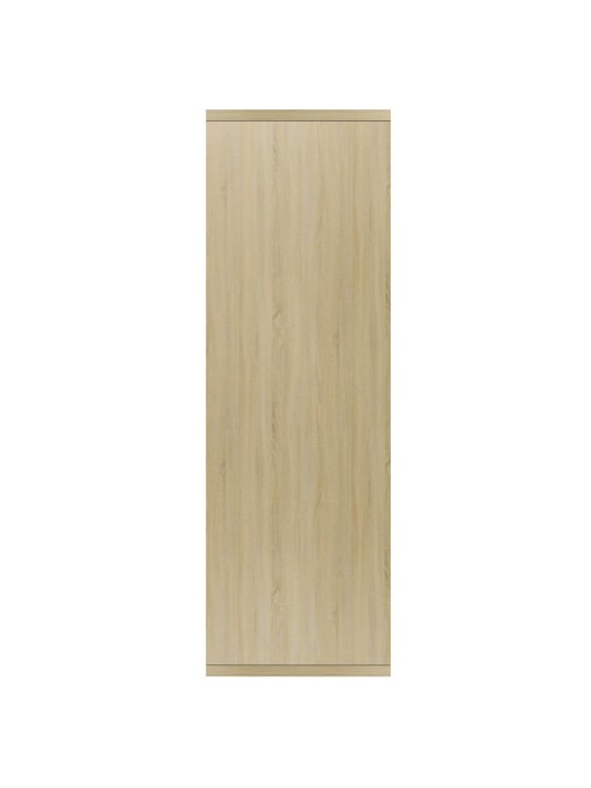 Knihovna/příborník dub sonoma 50 x 25 x 80 cm kompozitní dřevo