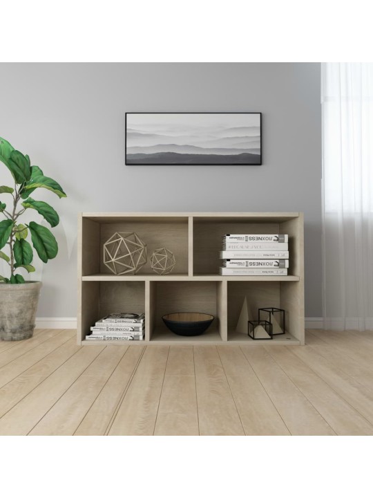 Knihovna/příborník dub sonoma 50 x 25 x 80 cm kompozitní dřevo