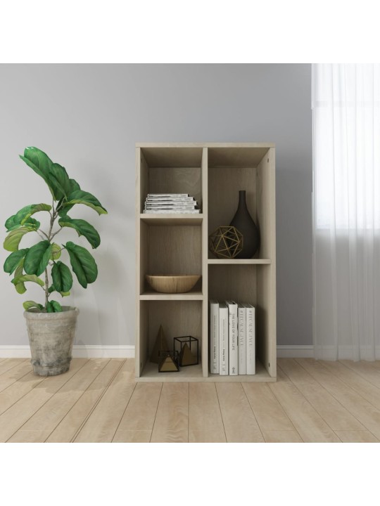 Knihovna/příborník dub sonoma 50 x 25 x 80 cm kompozitní dřevo