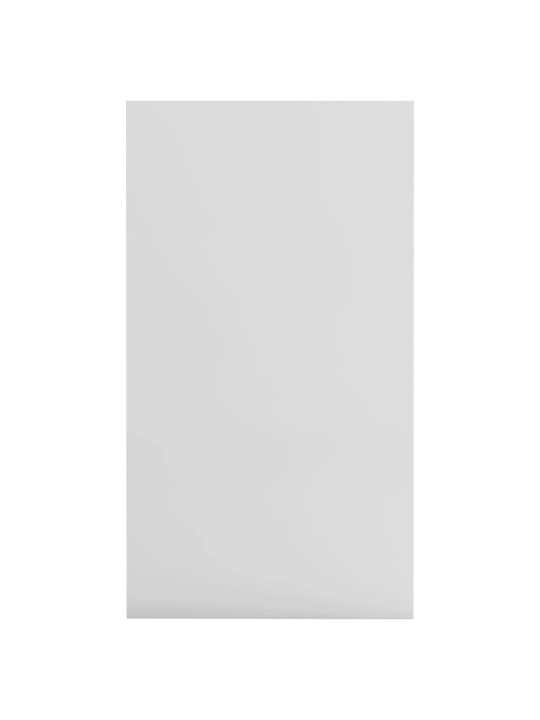 Knihovna/příborník bílá lesklá 50 x 25 x 80 cm kompozitní dřevo