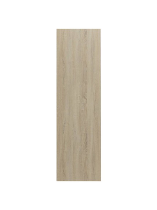 Knihovna bílá a dub sonoma 97,5x29,5x100 cm kompozitní dřevo