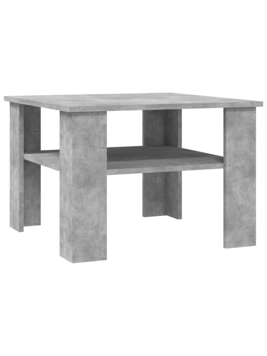 Konferenční stolek betonově šedý 60x60x42 cm kompozitní dřevo